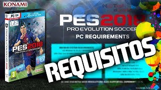 PES 2018 PC  VAI RODAR NO SEU REQUISITOS PC  REQUIREMENTS [upl. by Airliah]