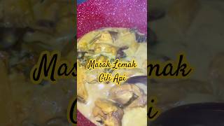 Masak Lemak Cili Api masaklemakciliapi simplerecipe malayfood [upl. by Nnylrahc]