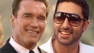 Arnold Schwarzenegger Visits India to award Abhishek Bachchan [upl. by Fisken]