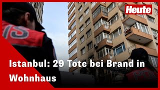 29 Tote bei Brand in Wohnhaus in Istanbul [upl. by Delamare251]