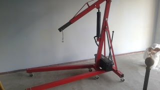 Hydraulic Engine Hoist Homemade  Build [upl. by Catlin]