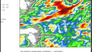 Severe storms and heavy rain possible in Detroit area Tuesday evening August 19 2014 [upl. by Allene]