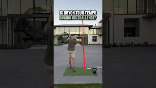 What’s Bryson DeChambeau’s tempo during his new challenge golf [upl. by Byrann872]