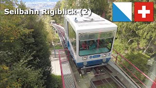 Seilbahn Rigiblick 2 October 2024 4K swizerland cablecar zürich [upl. by Toft926]