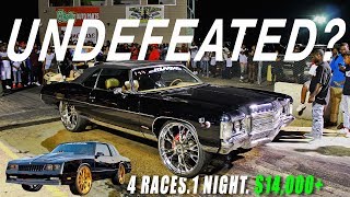 DONKMASTER VS THE STATE OF MISSISSIPPI  4 RACES IN 1 NIGHT  Z06 Donk The Black Blur [upl. by Ferrick]