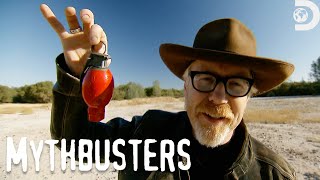 Can You Shoot a Grenade Out of the Air  MythBusters  Discovery [upl. by Adler]