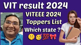 VIT phase 3 result 2024VITEEE 2024VITEEE phase 3 resultsVIT resultVITEEE cut offVIT cutoff [upl. by Ernie]