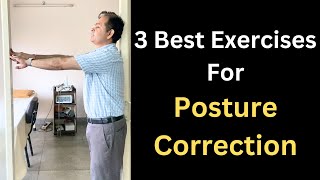 3 Best Exercises For Posture Correction Neck Upper Back amp Lower Back Exercise [upl. by Clementia989]