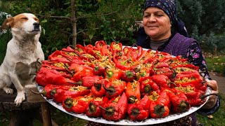 From Garden to Plate  Traditional Stuffed Bell Peppers [upl. by Jed613]