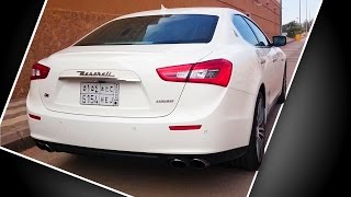 2015 Maserati Ghibli Q4 تجربة مع الفنان أحمد شعيب والكابتن إبراهيم شعيب [upl. by Bellamy]