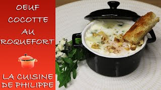 Oeuf cocotte au roquefort [upl. by Ellen]