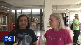 CCCs Math Club celebrates Pi Day with a pie to the face [upl. by Nimsaj]