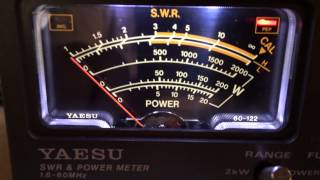 Yaesu YS60 SWRPower meter [upl. by Enyleuqcaj]