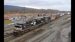 April 2022 Railfanning the Norfolk Southern Pittsburgh Line Day 3  Altoona to Cresson [upl. by Dore]