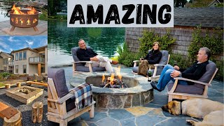 backyard fire pit ideas landscaping55 Gorgeous Fire Pit Ideas and DIYs IdeasAwesome Firepit Ideas [upl. by Adnorahs44]