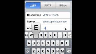 How to setup VPN connection on iphone or ipad or ipod touch L2TP with IPSec [upl. by Ewart821]