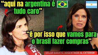 EITA BRASILEIRA FALA NA CARA DE ARGENTINA A VERDADE quotAQUI TÁ TUDO CARO NO BRASIL É MAIS BARATOquot [upl. by Hashum396]