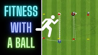 Competitive Fitness With Ball Drill  FootballSoccer [upl. by Addiel]