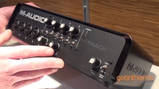 MAudio MTrack Quad at NAMM 2013 with Getinthemixcouk [upl. by Vizzone]