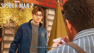 Spiderman 2 Young Peter Parker Meet J Jonah Jameson for a job Interview Photo Help Mission [upl. by Alol582]