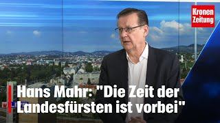 Hans Mahr nach KärntenWahl „Zeit der Landesfürsten ist vorbei“  kronetv NACHGEFRAGT [upl. by Thane389]