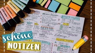 SCHÖNE NOTIZEN  JustSayEleanor ♡ Schule Karteikarten Visualisieren [upl. by Seitz203]