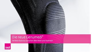 Die neue Genumedi® Kniebandage von medi  Perfekte Balance zwischen Weichheit und Stabilität [upl. by Eilrak]