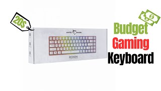 20 BUDGET GAMING KEYBOARD White Shark GK2201 [upl. by Messab]