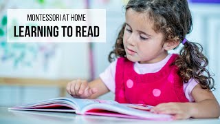 MONTESSORI AT HOME Learning to Read [upl. by Theodora]