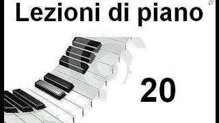 LEZIONE DI PIANOFORTE 20 Scale maggiori approfondimento [upl. by Ebbie986]