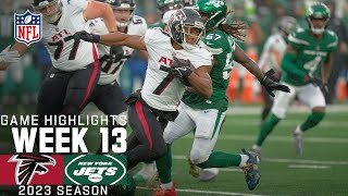 Atlanta Falcons vs New York Jets Game Highlights  NFL 2023 Week 13 [upl. by Alyad959]