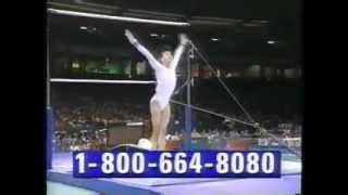 1996 Magnificent Seven Gymnastics VHS Commercial [upl. by Adlitam93]