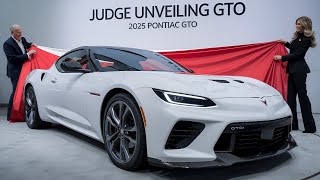 2025 Pontiac GTO Judge – A Legend Returns in Modern Style [upl. by Emeline]