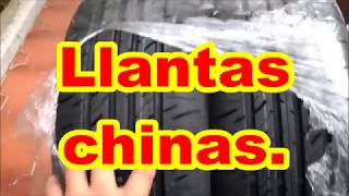 REVIEW LLANTAS CHINAS SAFERICH ¡¡valen la pena [upl. by Atinrahs]