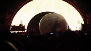 The Flaming Lips Wayne Coyne Plastic Bubble Crowd Surf LIVE in Concert [upl. by Airdnekal275]