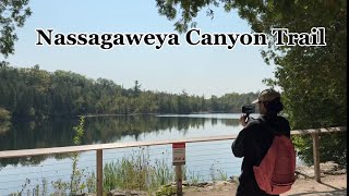 Hiking Nassagaweya Canyon Trail in Milton Ontario [upl. by Yelloh]