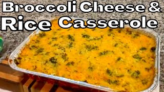 How to make Broccoli Cheese and Rice Casserole [upl. by Llenroc]