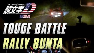 🏁 Touge Battle 8 — Rally Bunta Subaru Impreza 25 vs Golf Mk6 [upl. by Anayek]