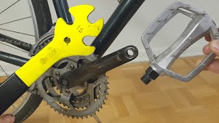 How to Remove and Reinstall the Pedals on a Bicycle [upl. by Erida]