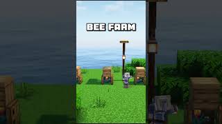 ADD this SIMPLE Bee Farm to Your Minecraft 120 World 🐝🌼 [upl. by Mudenihc406]