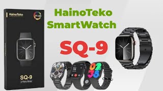 HainoTeko SmartWatch SQ9 unboxing In Malayalam  HainoTeko SQ9 SmartWatch  HainoTeko sq9 [upl. by Saire]