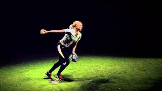 Power Drive Performance Fastpitch pitching mechanics in slow motion [upl. by Asyle]