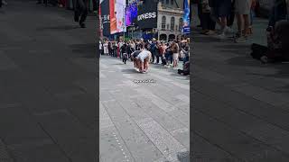 Entertaining Tourists in Times Square Manhattan shorts touristplace tourism travel [upl. by Nitnilc366]