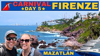 Carnival Firenze Mexican Cruise  Mazatlán Mexico  VLOG Day 5 [upl. by Annabelle]