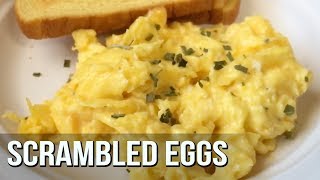 How to Make the Perfect Cheesy Scrambled Eggs [upl. by Norabal]