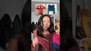 i tried knitting the viral pinterest sweaterfull vid on my channel [upl. by Christen]