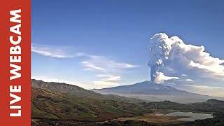 Webcam Live Etna  Panorama da Agira EN [upl. by Ansilme345]