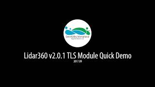 LiDAR360 v201  Processing TLS Forestry Point Cloud Data Tutorial [upl. by Undis308]