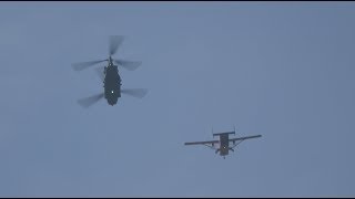 Short Skyvan amp Chinook Photo shoot mission  Yeovilton Air Day 2018 [upl. by Three]