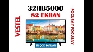 VESTEL SATALİTE 32HB5000 82 EKRAN LED TV ÇOK SATILAN [upl. by Carlisle]